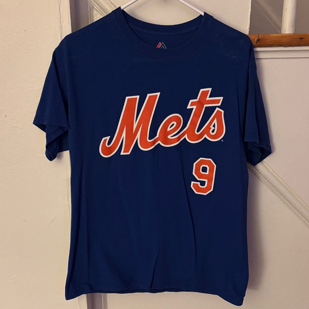 Brandon Nimmo #9 -Mets Blue T-Shirt